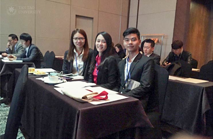 Sinh viên đại học Tân Tạo thuyết trình tại Hội thảo tim mạch ở Hàn Quốc 2 busan