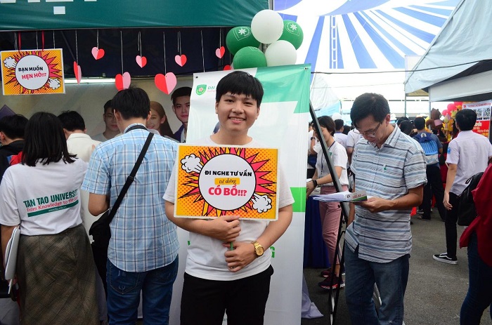 Tan Tao University “exploded” in “The Admission Counseling and Vocational Guidance Festival 2019” 10 tvts 9