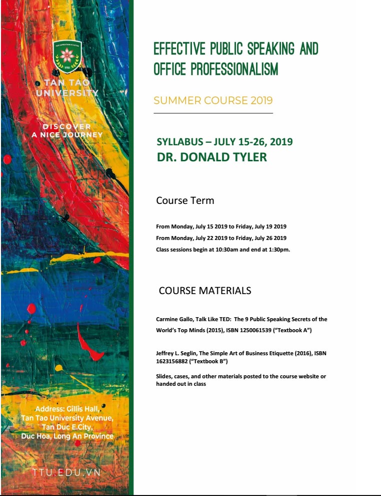 Summer Course 18