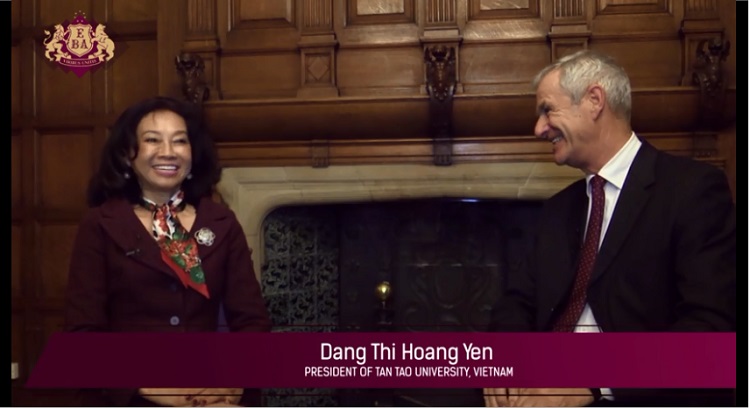 Mme. President, Dang Thi Hoang Yen at the Summit of Leaders, December 17, 2019, Oxford, UK 1 Dang Thi Hoang Yen 01
