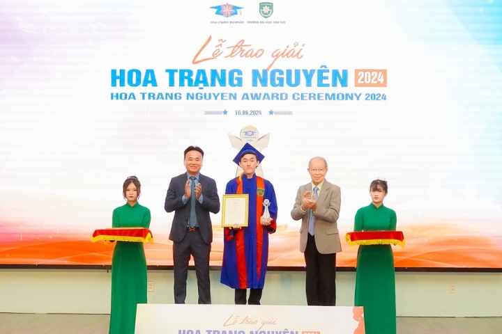 Lễ trao giải Hoa Trạng Nguyên lần thứ 13, năm 2023 - 2024 4 Giai thuong Hoa Trang Nguyen nam 2024