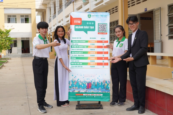 Chính sách học phí ưu đãi dành cho học sinh Long An năm 2024 1 Hoc phi Dai hoc Tan Tao1