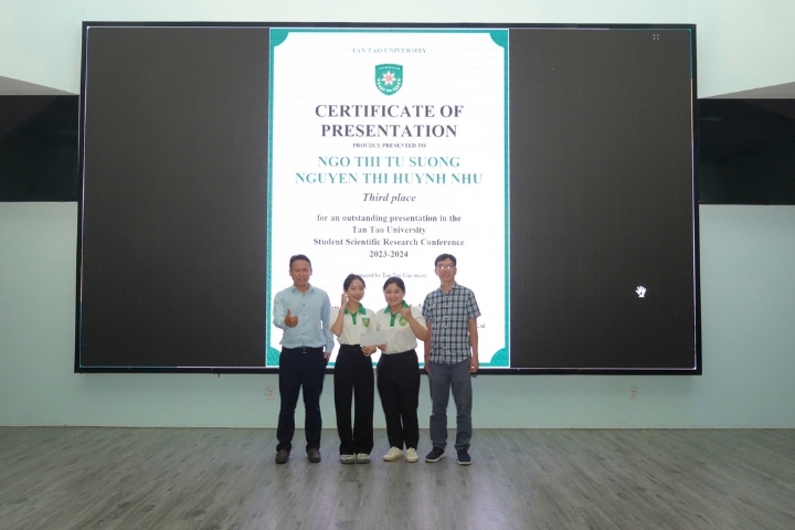Student Scientific Research Conference for the academic year 2023-2024 8 Dai hoc Tan Tao bao cao khoa hoc 1