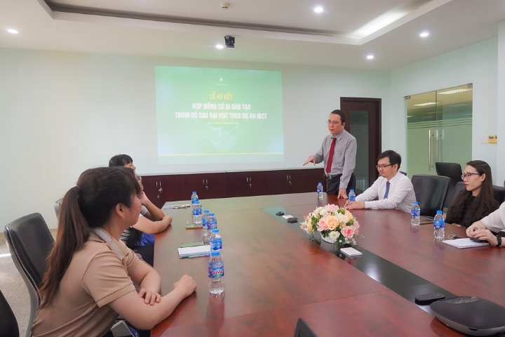 Tan Tao University student awarded a Master's scholarship in Biotechnology in South Korea 1 Dai hoc Tan Tao hoc bong toan phan