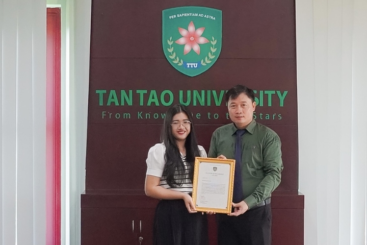 Tan Tao University student awarded a Master's scholarship in Biotechnology in South Korea 5 Sinh vien Dai hoc Tan Tao 3