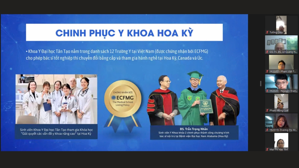 Broaden your vision, shape the future of Medicine 2 chuong trinh hoi dap khoa y dai hoc tan tao 2024