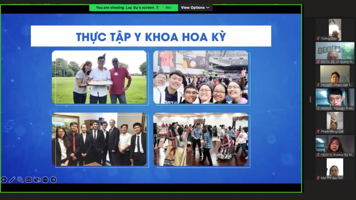 Broaden your vision, shape the future of Medicine 4 chuong trinh truc tuyen hoi dap cung lanh dao khoa y