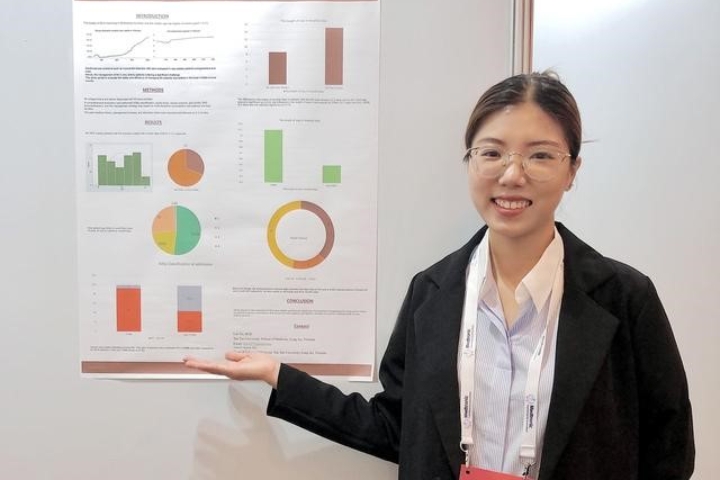 Đi tìm cầu nối giao thoa tri thức toàn cầu ngành Y khoa 7 Sinh vien Dai hoc Tan Tao nghien cuu khoa hoc