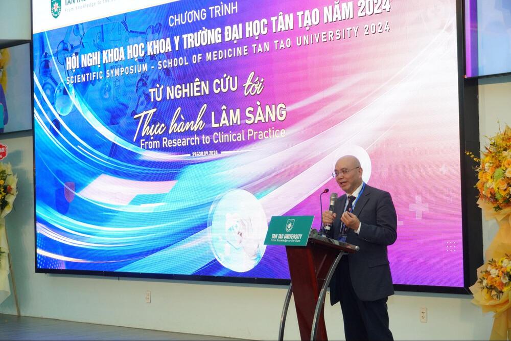Trường Đại học Tân Tạo tổ chức Hội nghị khoa học Khoa Y năm 2024 1 Dai hoc Tan Tao Hoi nghi Khoa Y 1
