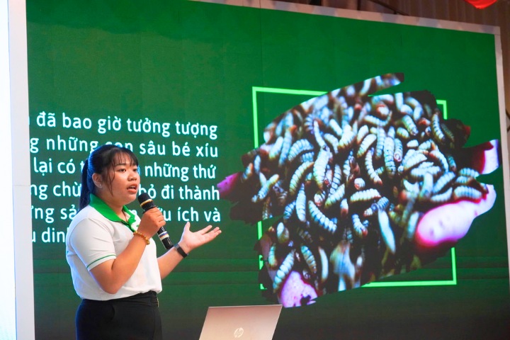 TTU Students Win First Prize at the 5th "Innovative Startup" Competition in Long An Province, 2024 4 Dai hoc Tan Tao du an
