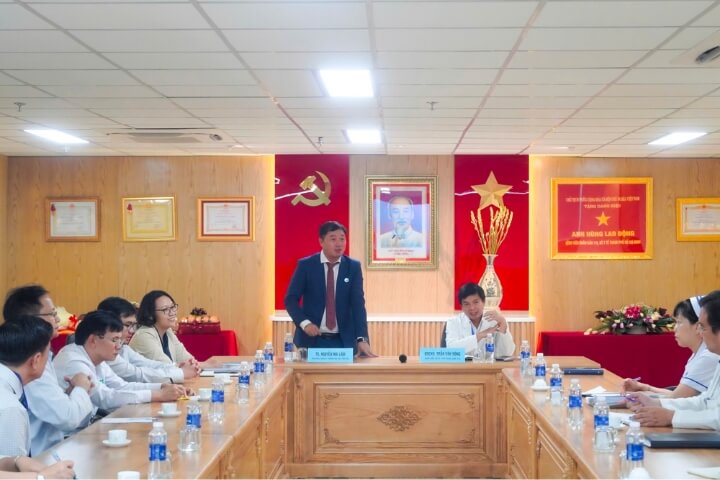 Đại học Tân Tạo tham quan, trao đổi hợp tác tại Bệnh viện Nhân dân 115 2 Khoa Y Dai hoc Tan Tao