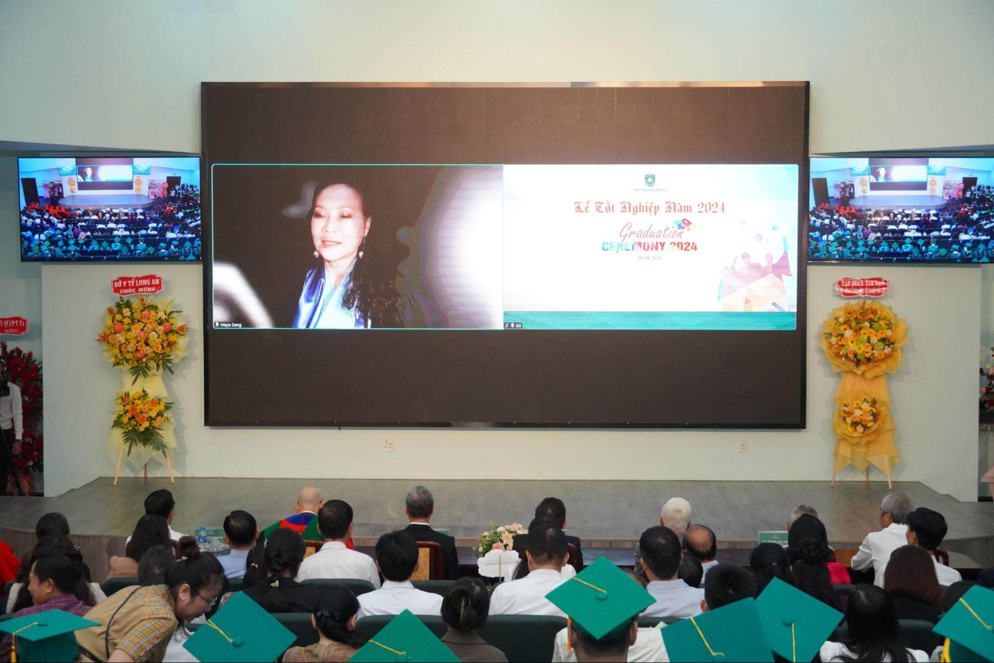 Trường Đại học Tân Tạo trao bằng tốt nghiệp cho 62 tân bác sĩ, cử nhân năm 2024 3 Le tot nghiep truong Dai hoc Tan Tao1