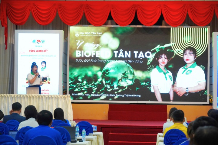 TTU Students Win First Prize at the 5th "Innovative Startup" Competition in Long An Province, 2024 2 Sinh vien Dai hoc Tan Tao 6