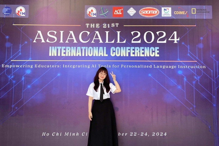 TTU Students Participate in the 21st AsiaCALL 2024 International Conference 1 Sinh vien Ngon ngu Anh Dai hoc Tan Tao
