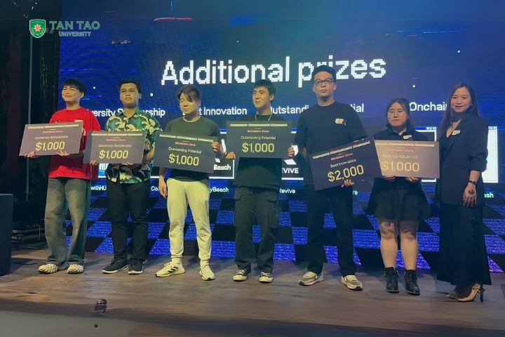 TTU School of Information Technology Students Win Third Prize at Ancient8 Builder Jam 2025 2 Cong nghe thong tin Dai hoc Tan Tao