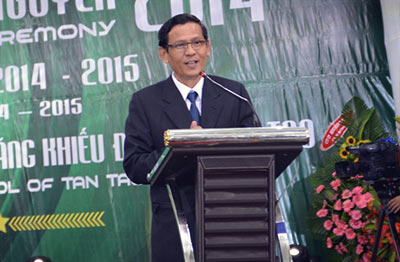 Speech of TTU’s Vice President Huynh Ho at Opening Ceremony of New School Year-2015