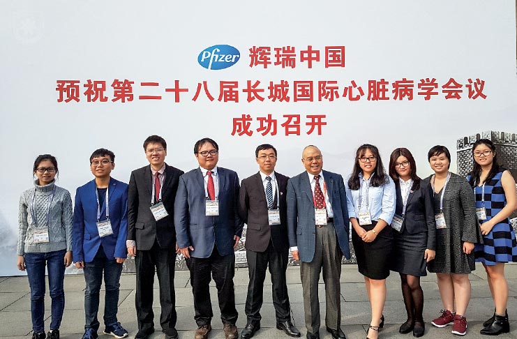 Hoạt động của sinh viên TTU tại Hội nghị Tim mạch Vạn Lý Trường Thành tại Bắc Kinh – Trung Quốc vào tháng 10/2017