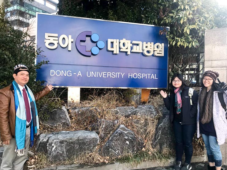Chuyến viếng thăm của các sinh viên Việt Nam tại Busan Hàn Quốc