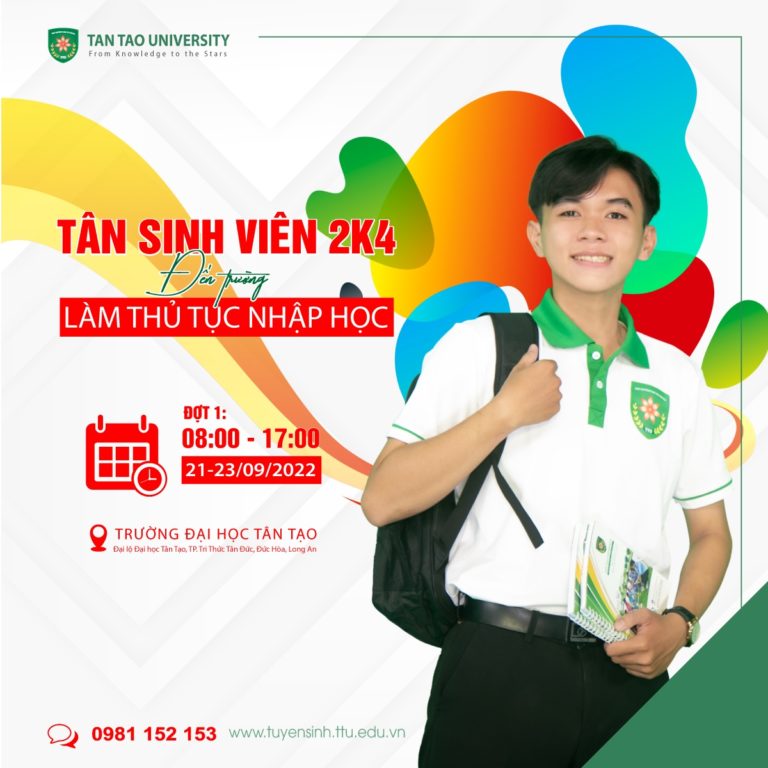 Hướng Dẫn Làm Thủ Tục Nhập Học Cho Tân Sinh Viên Ttu 2022