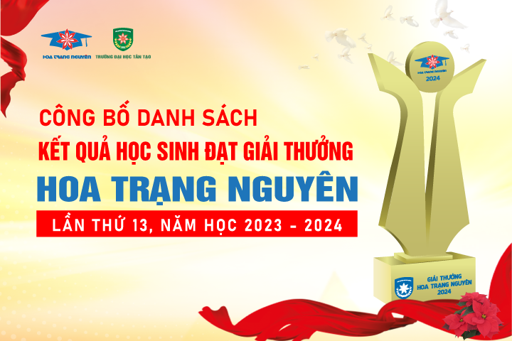 [Công bố chính thức] Danh sách học sinh đạt Giải thưởng Hoa Trạng Nguyên lần thứ 13 năm học 2023 – 2024