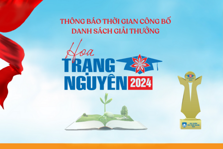 Thông báo về thời gian công bố danh sách Giải thưởng Hoa Trạng Nguyên lần thứ 13 năm 2024