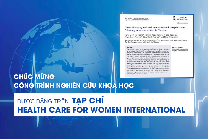 Công trình hợp tác nghiên cứu khoa học được đăng trên Tạp chí Health Care for Women International