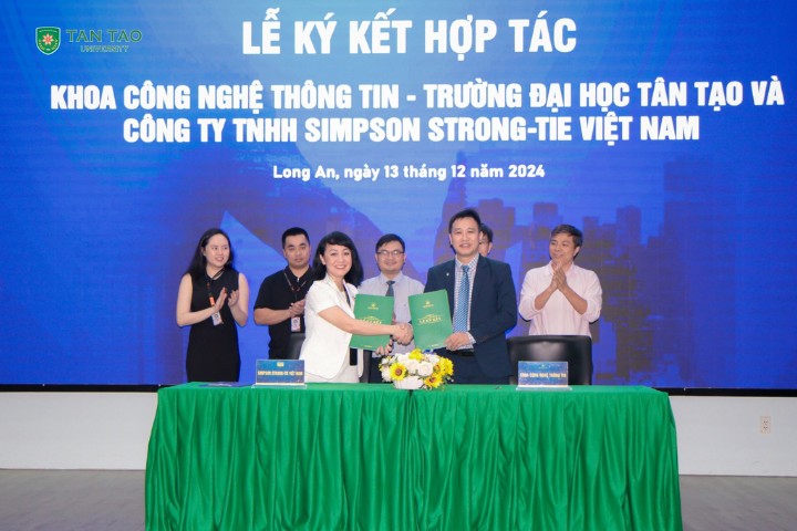 Simpson Strong-Tie Vietnam: A Strategic Partner of the School of Information Technology at Tan Tao University