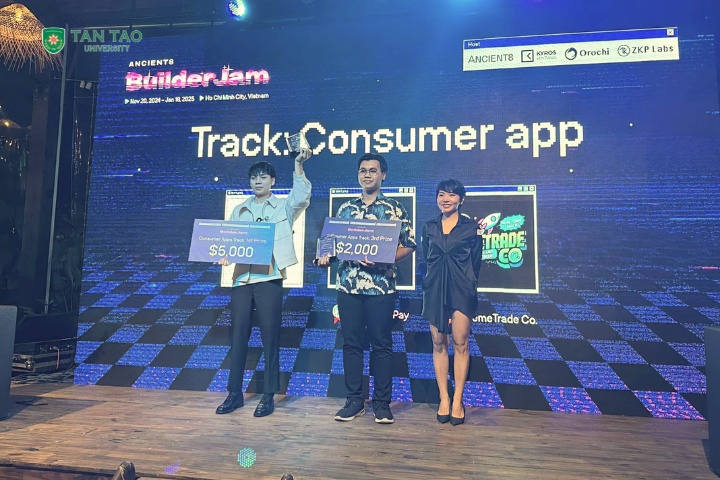 TTU School of Information Technology Students Win Third Prize at Ancient8 Builder Jam 2025